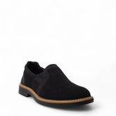 Italian Men Black Cloth Shoes #4974